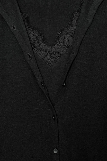 FLORA - GILET COMBINÉ DENTELLE