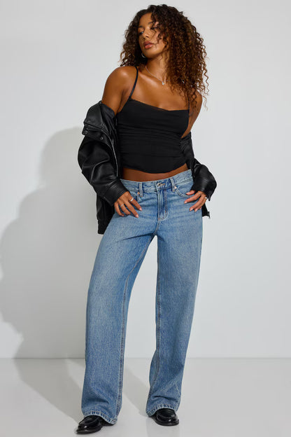 SÉLINE⎟CORSET DRAPÉ À EFFET GALBANT