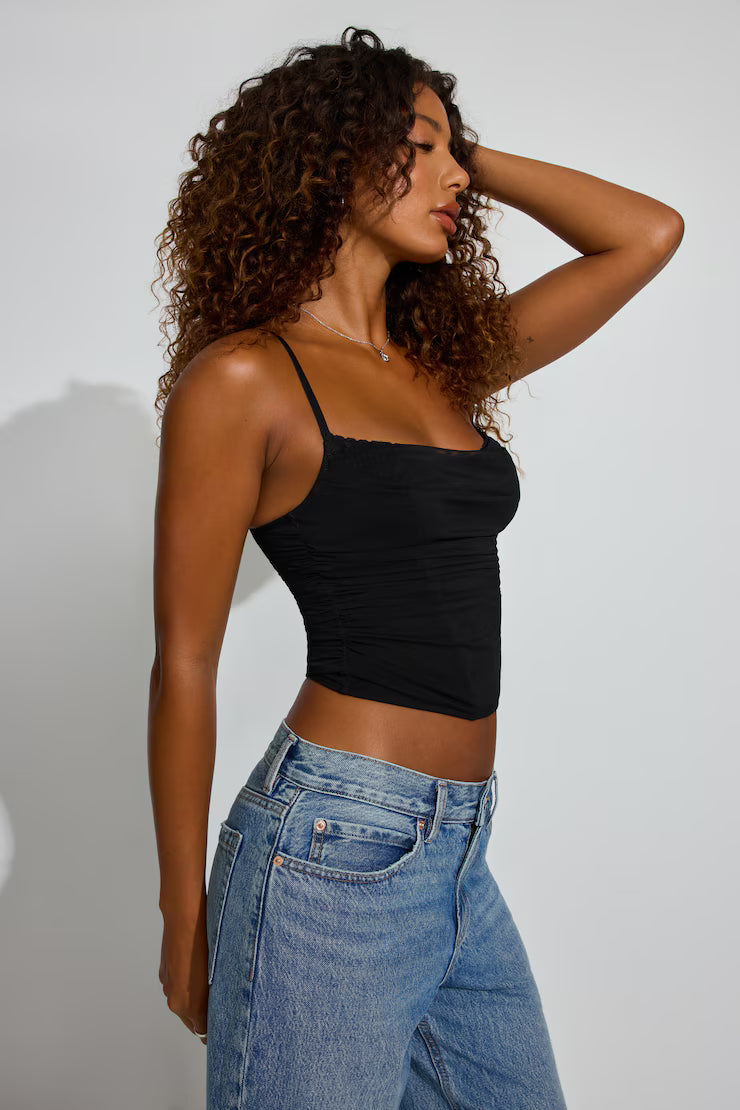 SÉLINE⎟CORSET DRAPÉ À EFFET GALBANT