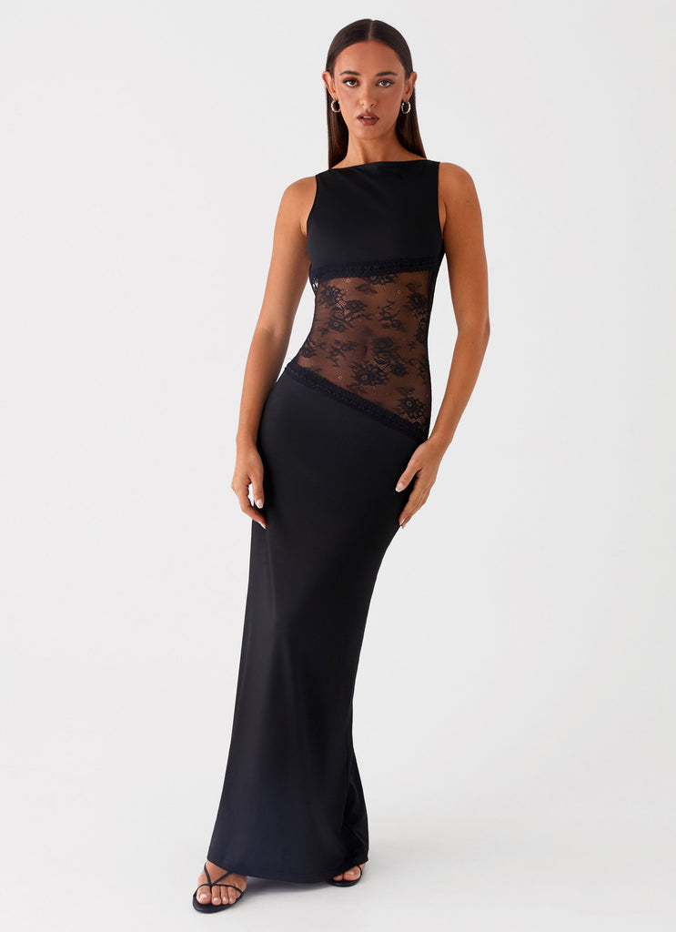 LUCINDA | ROBE MAXI DENTELLE DOS OUVERT